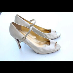 J. Crew peep toe pumps
